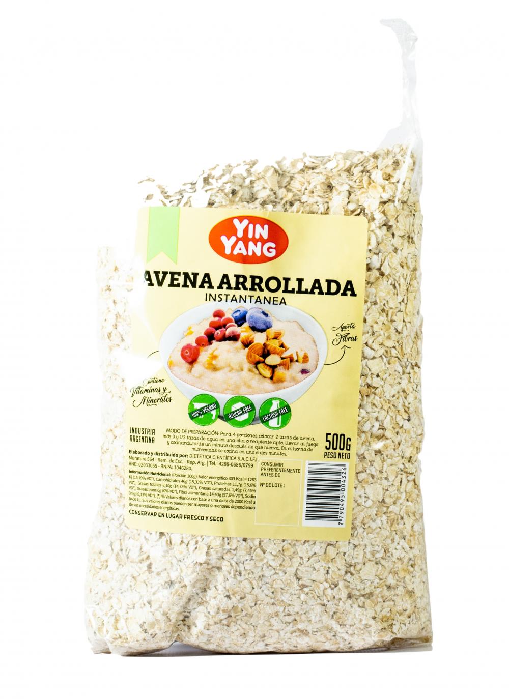 Avena Instantanea Yin Yang