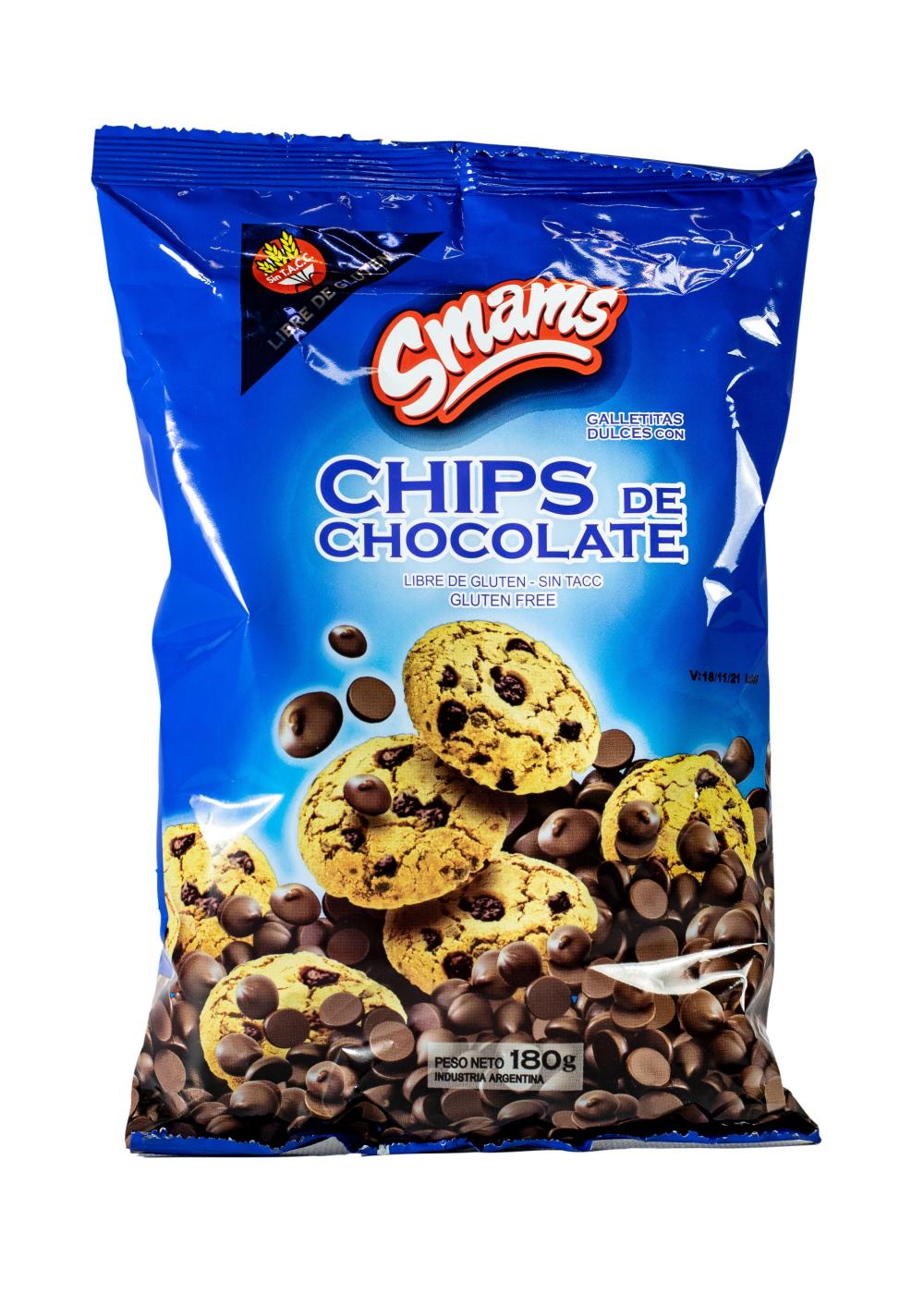 Galletitas dulces con Chips de Chocolate Smams