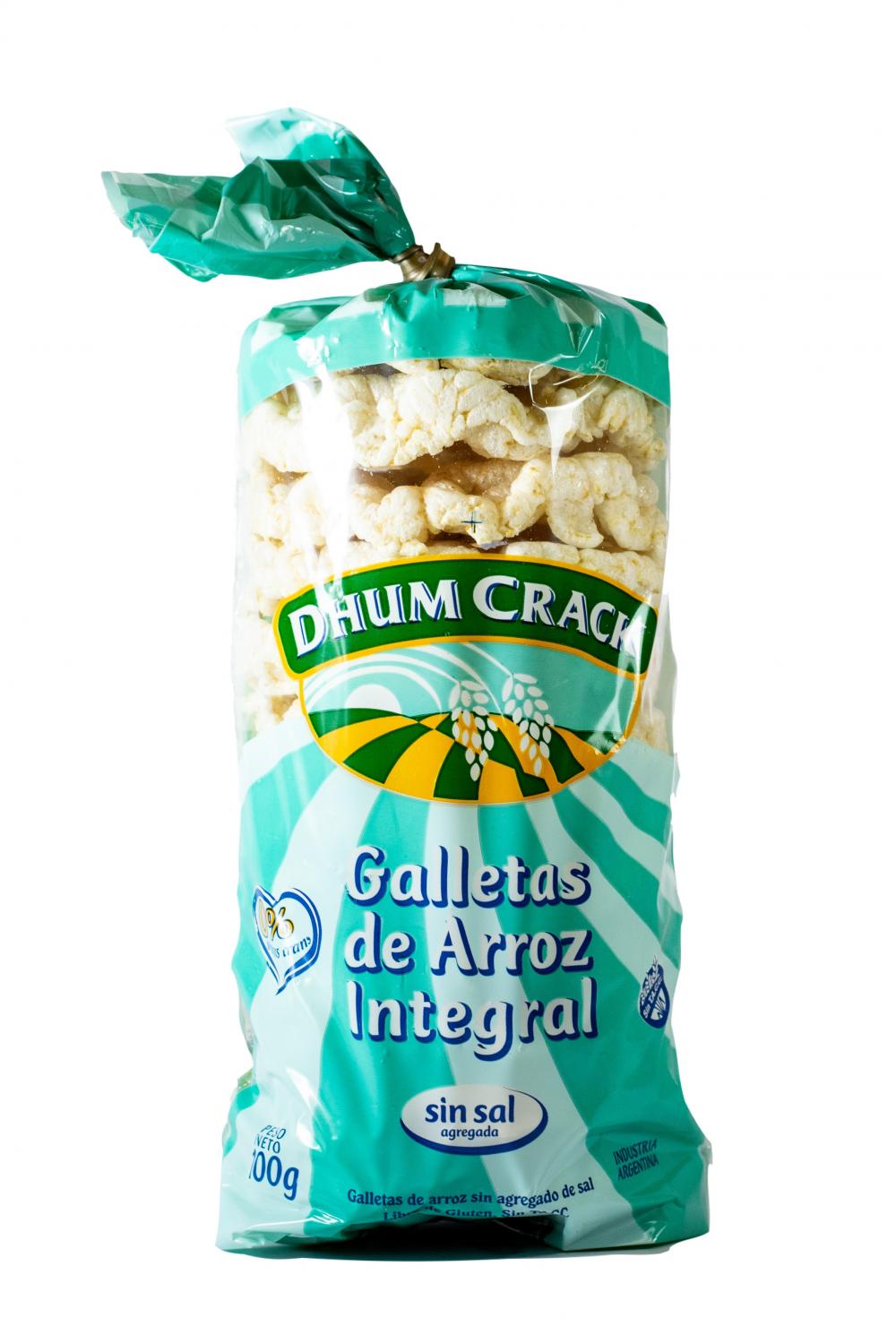 Galletas De Arroz Integral Sin Sal Dhum Crack