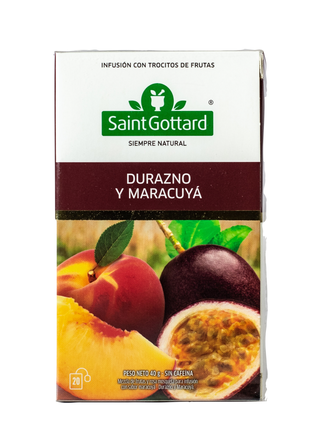 Té Durazno Y Maracuyá Saint Gottard
