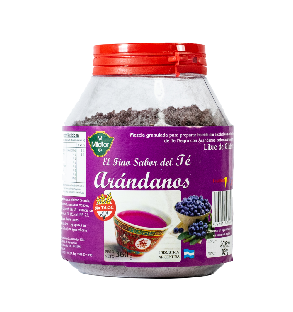 Té granulado de Arandano Mildfor