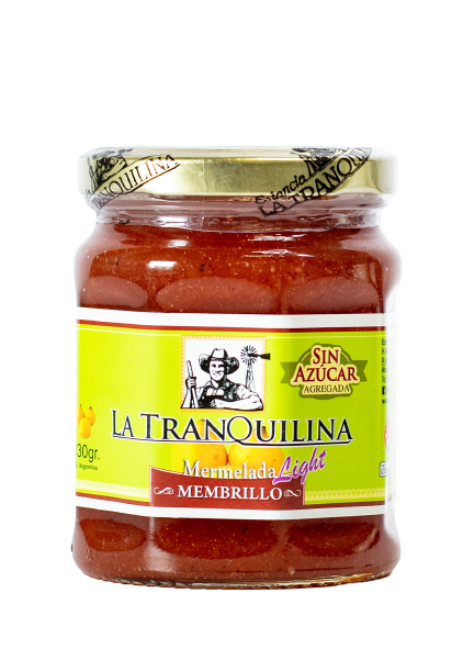 Mermelada de Membrillo Light sin azúcar La Tranquilina