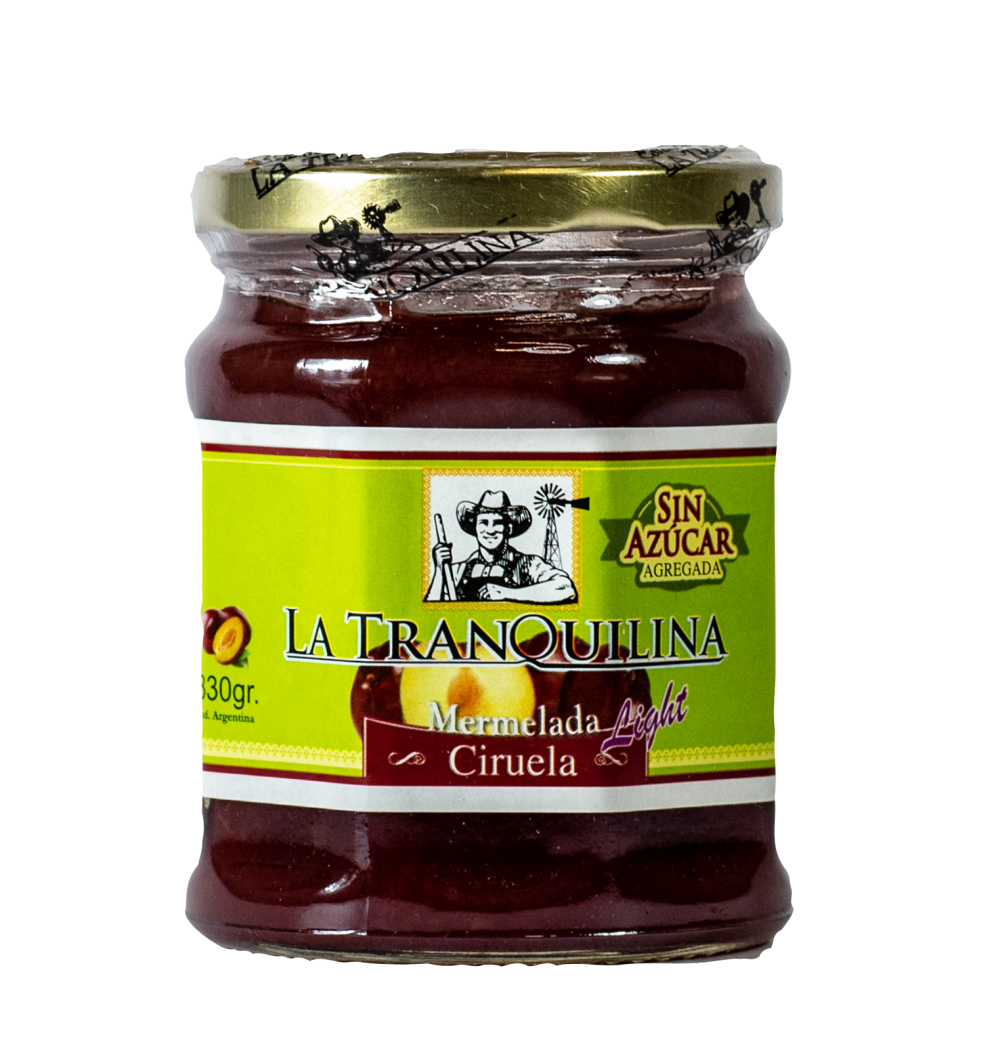 Mermelada de Ciruela Light s/azúcar La Tranquilina