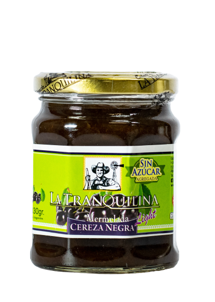 Mermelada Cereza Negra Light s/azúcar La Tranquilina