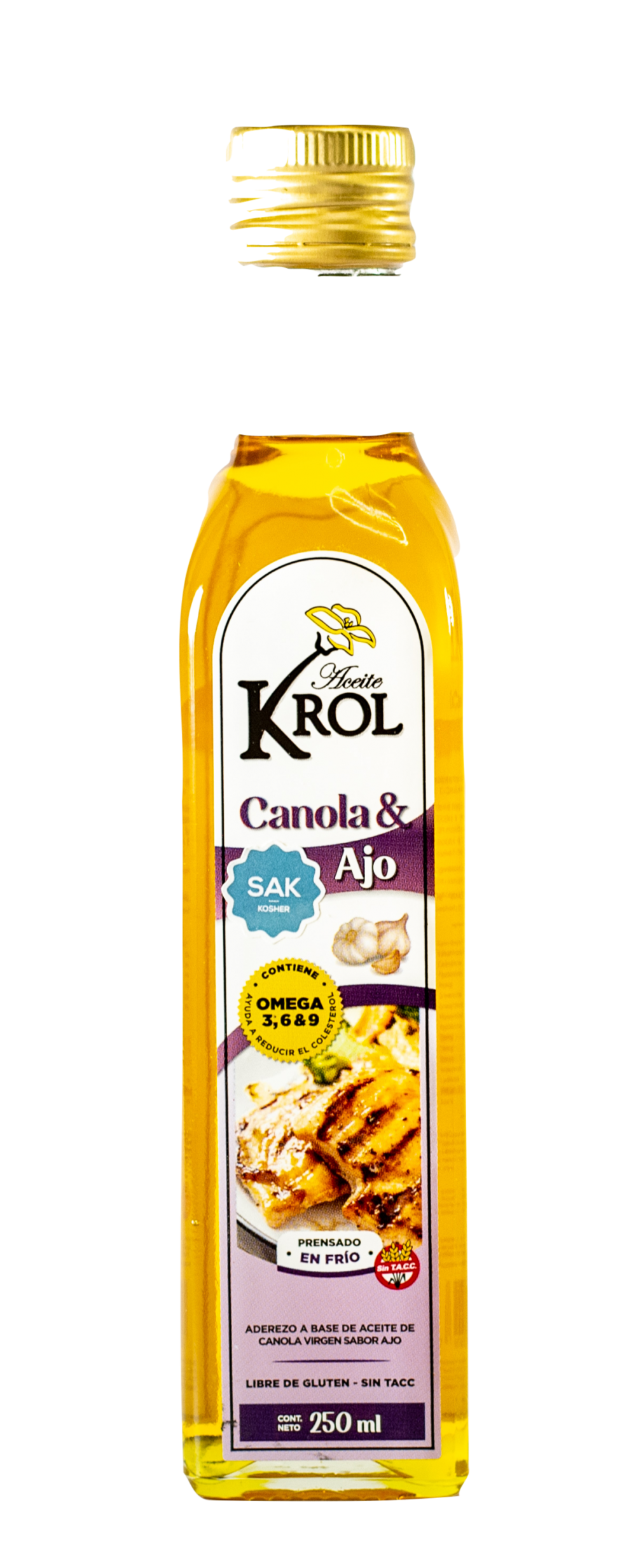 Aceite de Canola y Ajo Krol