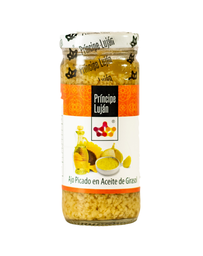 Ajo Cubeteado en Aceite Príncipe Lujan