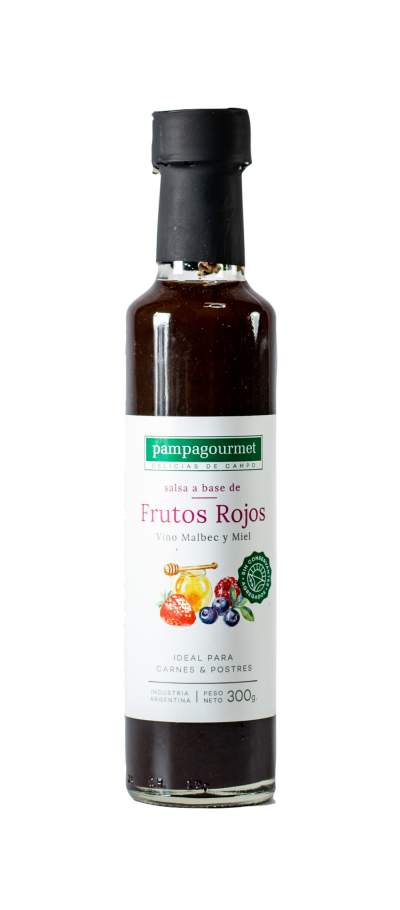 Salsa De Frutos Rojos, Vino Malbec Y Miel Pampa Gourmet
