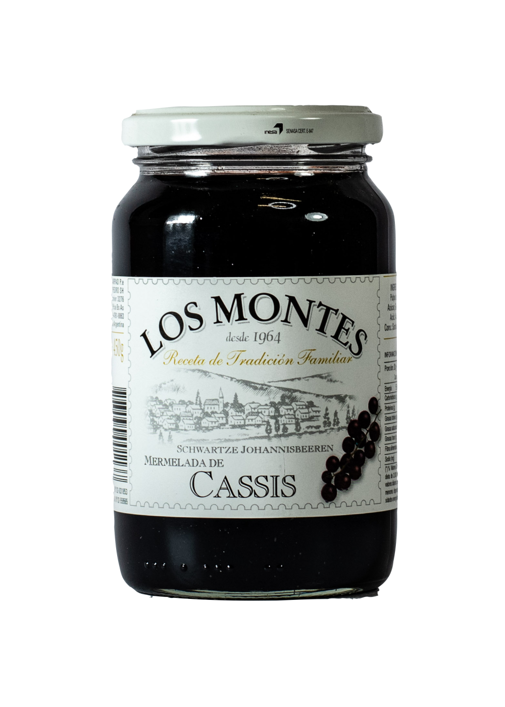 Mermelada De Cassis Los Montes