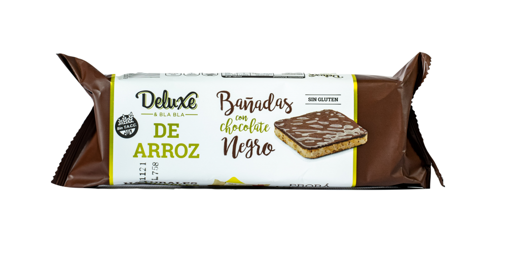 Galletas de Arroz Con Chocolate Negro Deluxe