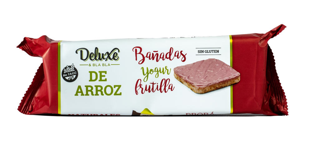 Galletas de Arroz con Frutilla Deluxe
