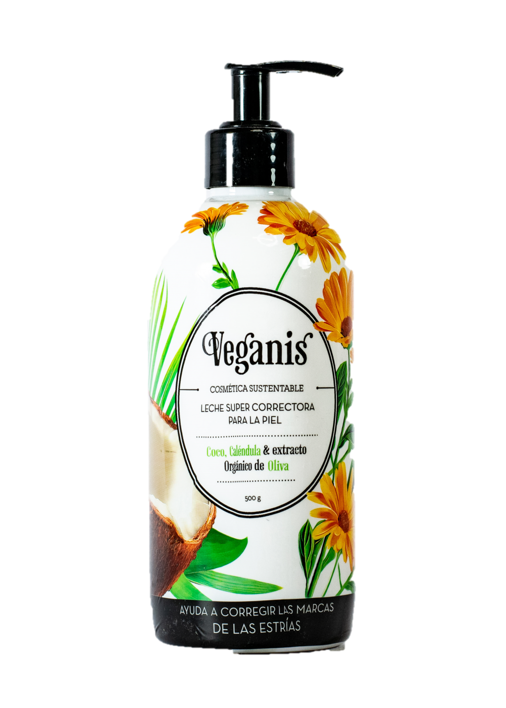 Leche súper correctora con Coco & Caléndula y Oliva Veganis