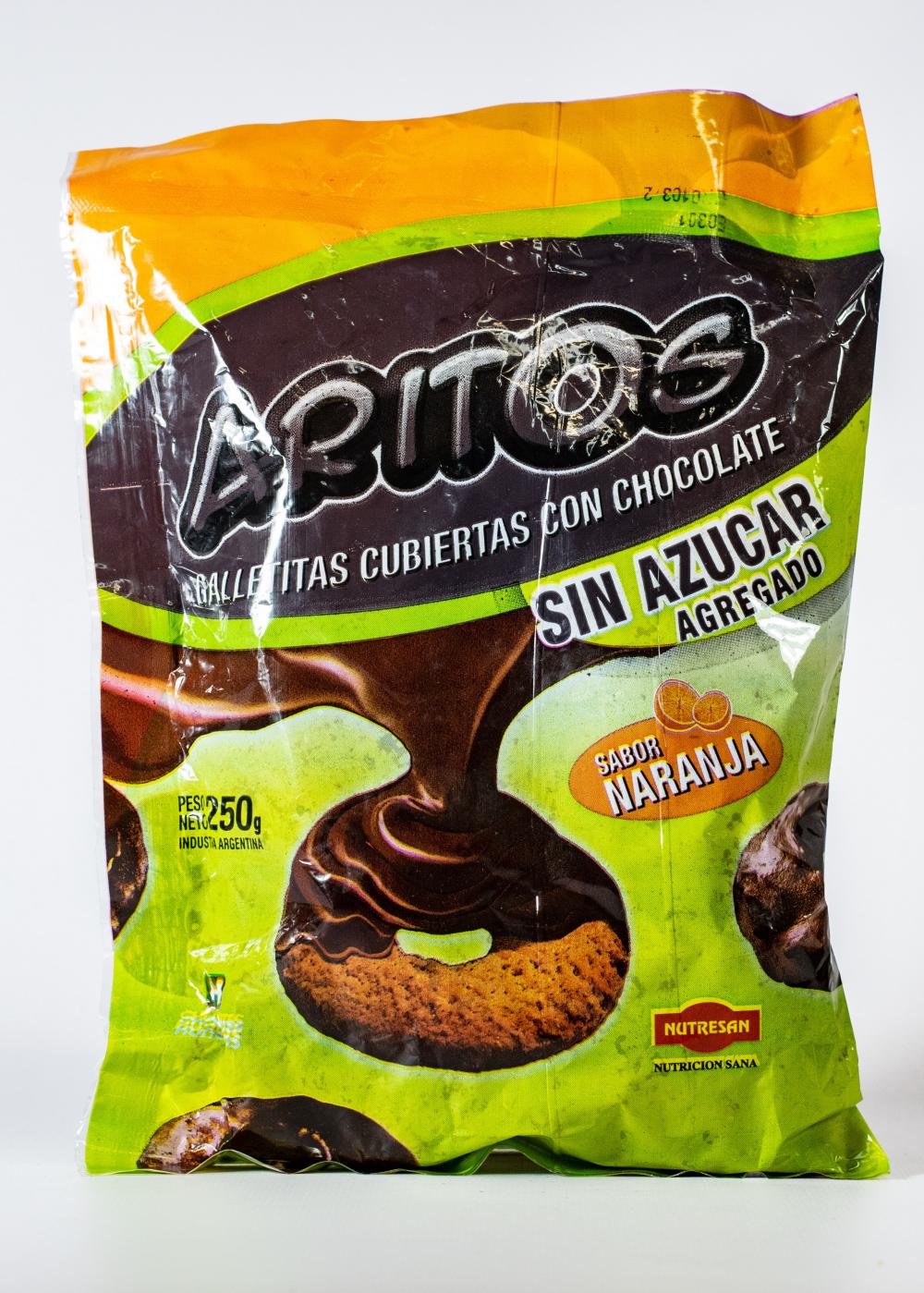 Galletitas Aritos de Naranja bañados con choco Nutresan