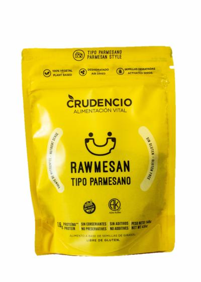 Queso vegano rawmesan Crudencio