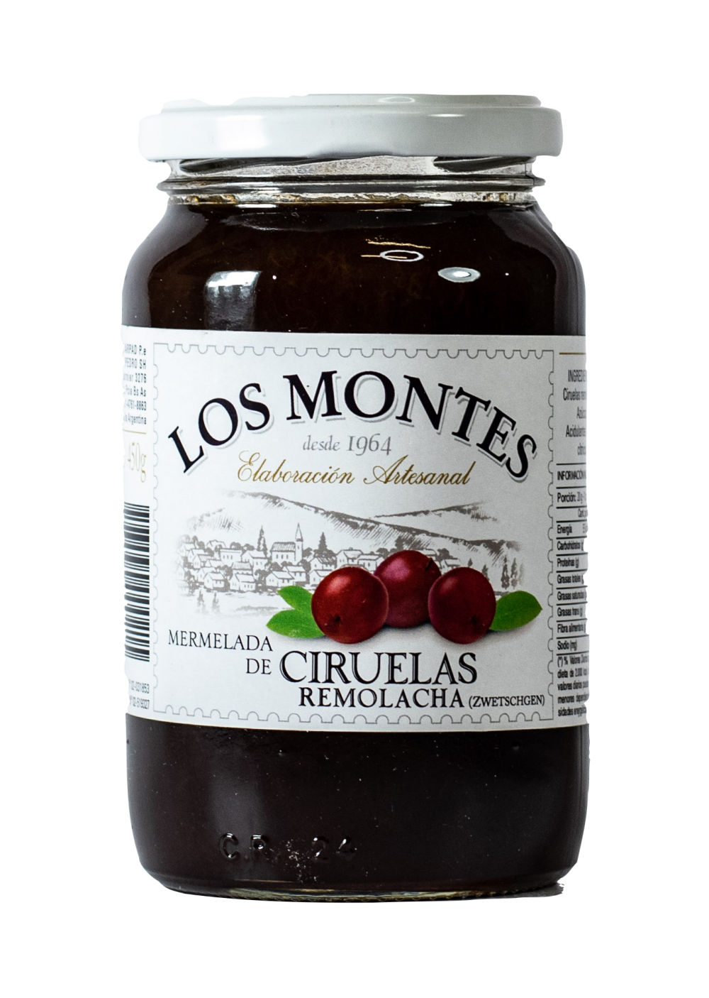 Mermelada de Ciruelas Los Montes
