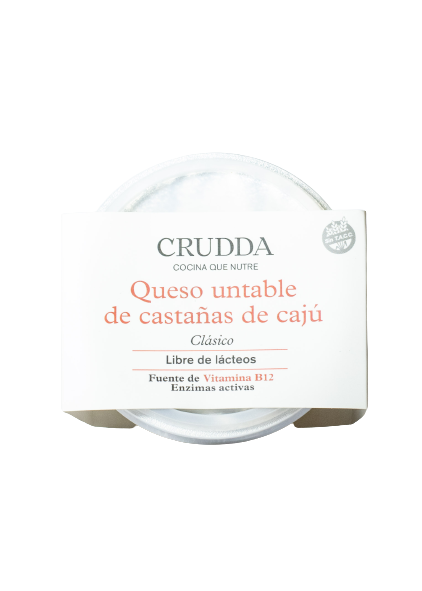 Queso Untable de Castañas de Cajú Crudda