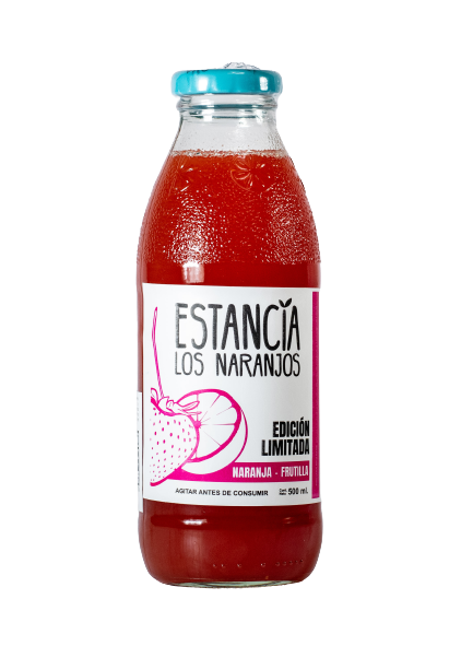 Jugo de Naranja y  Frutilla Estancia Los Naranjos