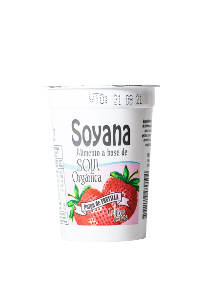 Yogurt de Soja sabor Frutilla Soyana