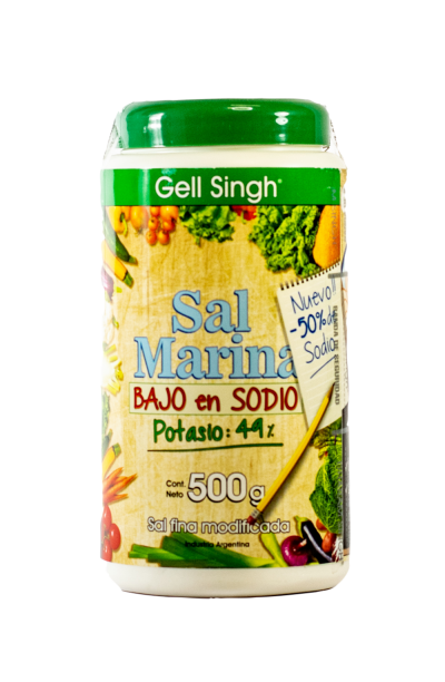 Sal Marina Bajo en sodio Gell Singh
