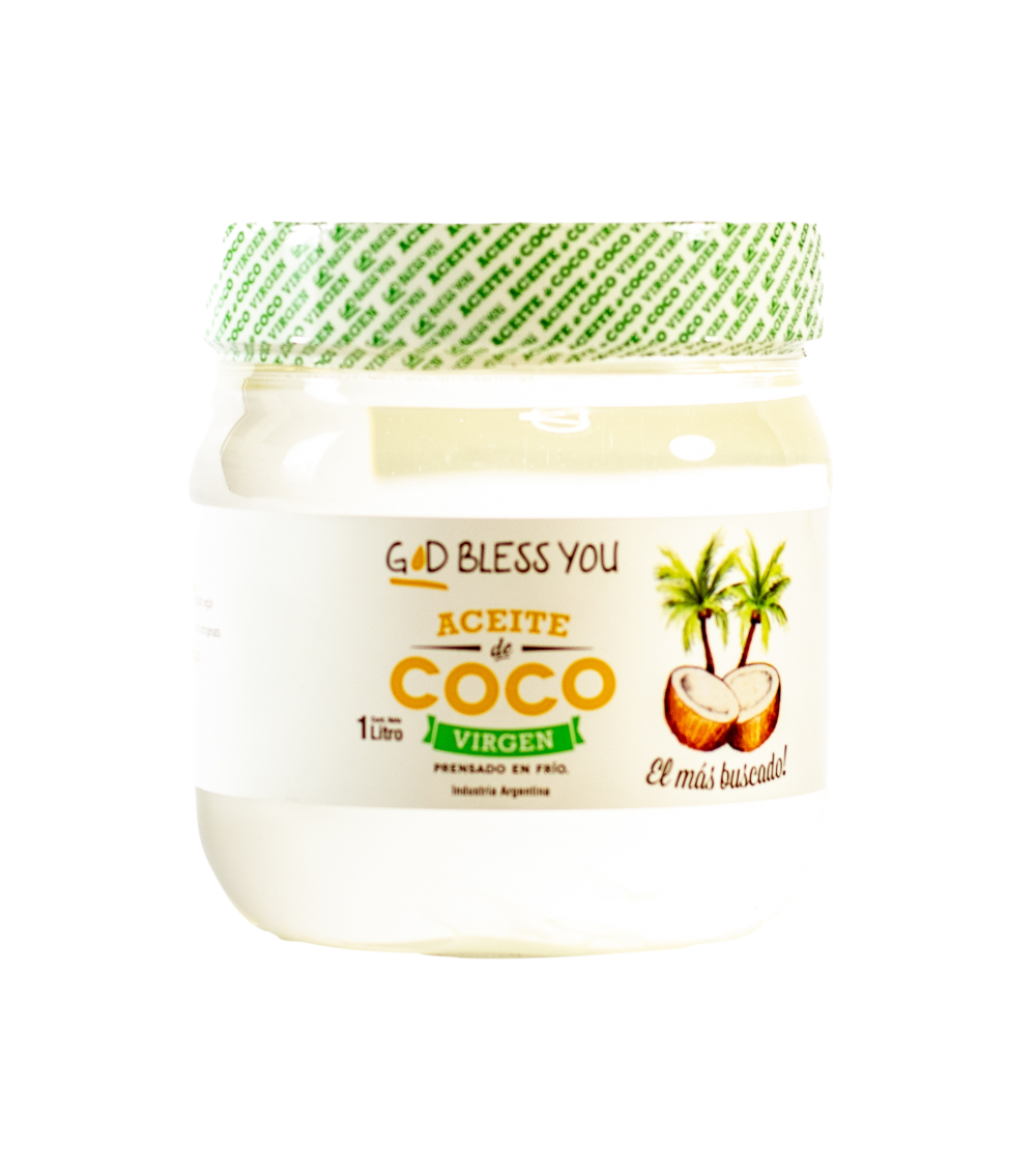 Aceite de Coco virgen God bless you