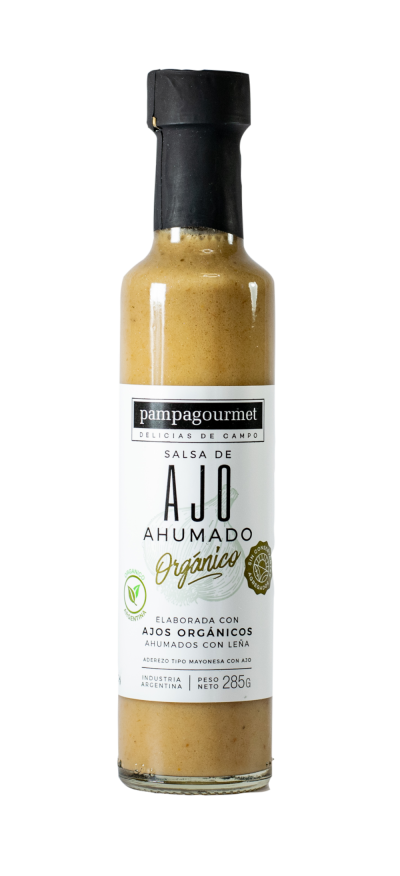 Salsa de Ajo Ahumado Organico Pampa Gourmet