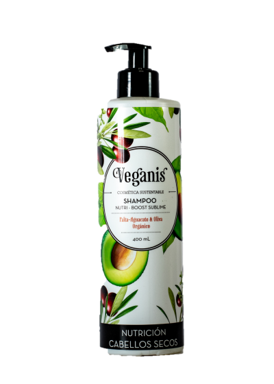 Shampoo para cabello seco Palta y Oliva Veganis