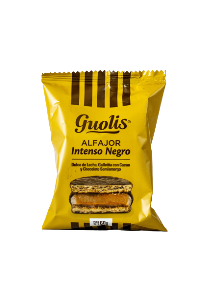 Alfajor Intenso Negro Guolis
