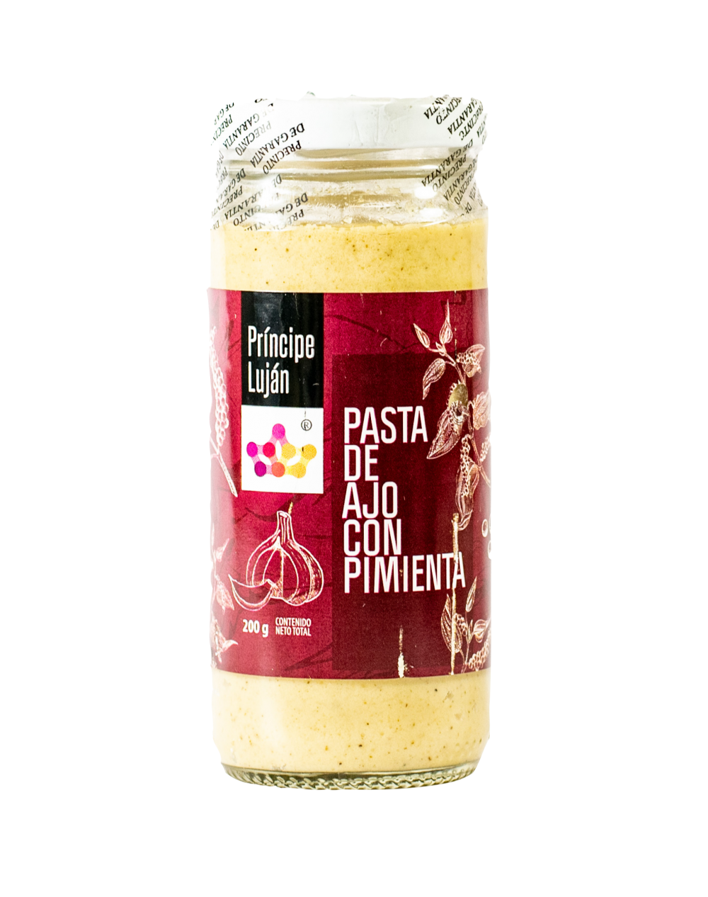Pasta de ajo con Pimienta Príncipe Lujan