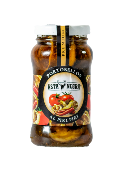 Portobellos al Piri Piri Asta Negra