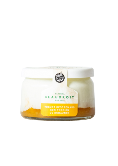 Yogurt Descremado Durazco Beaudroit