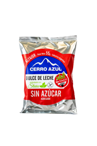 Alfajor de Dulce de Leche Sin azucar Cerro Azul