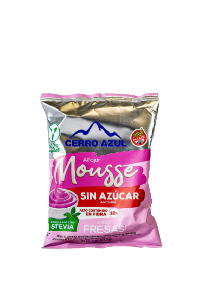Alfajor Fresas Sin azucar Cerro Azul